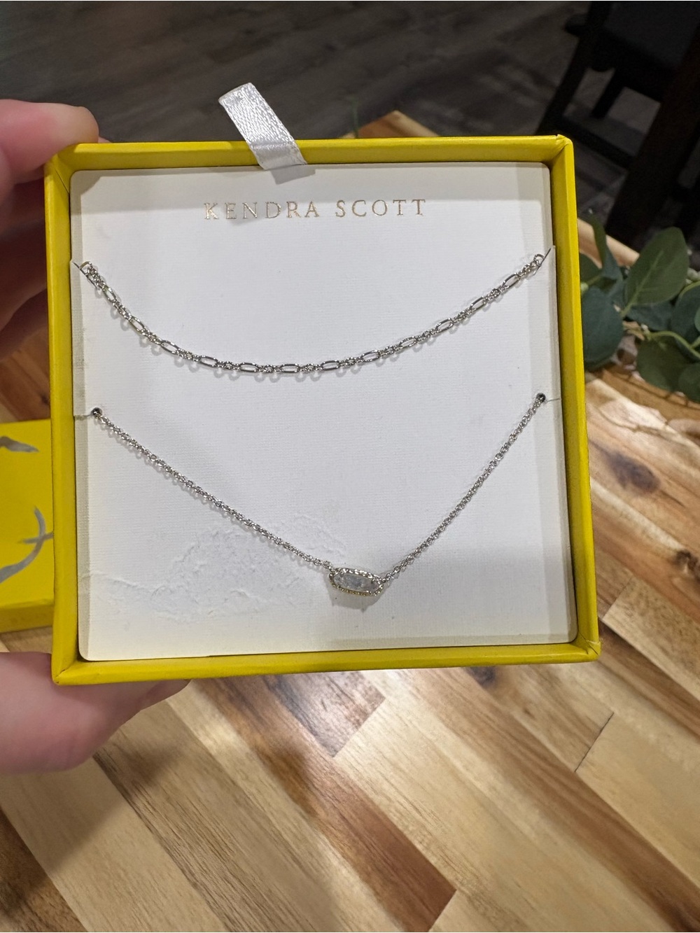 Kendra Scott Silver Layered Necklace Set